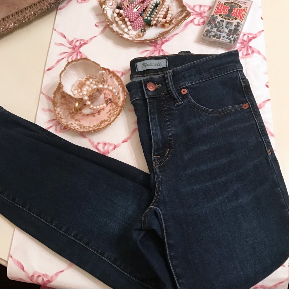 Madewell High Waisted Jeans Retro Denim Skinny Skinny 26 Premium Classic Sexy